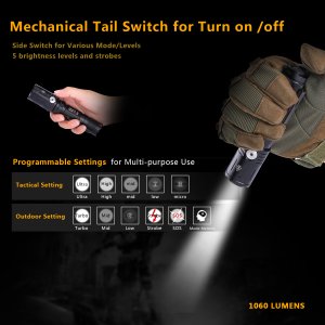 DACLL MX Series Tactical Flashlight
